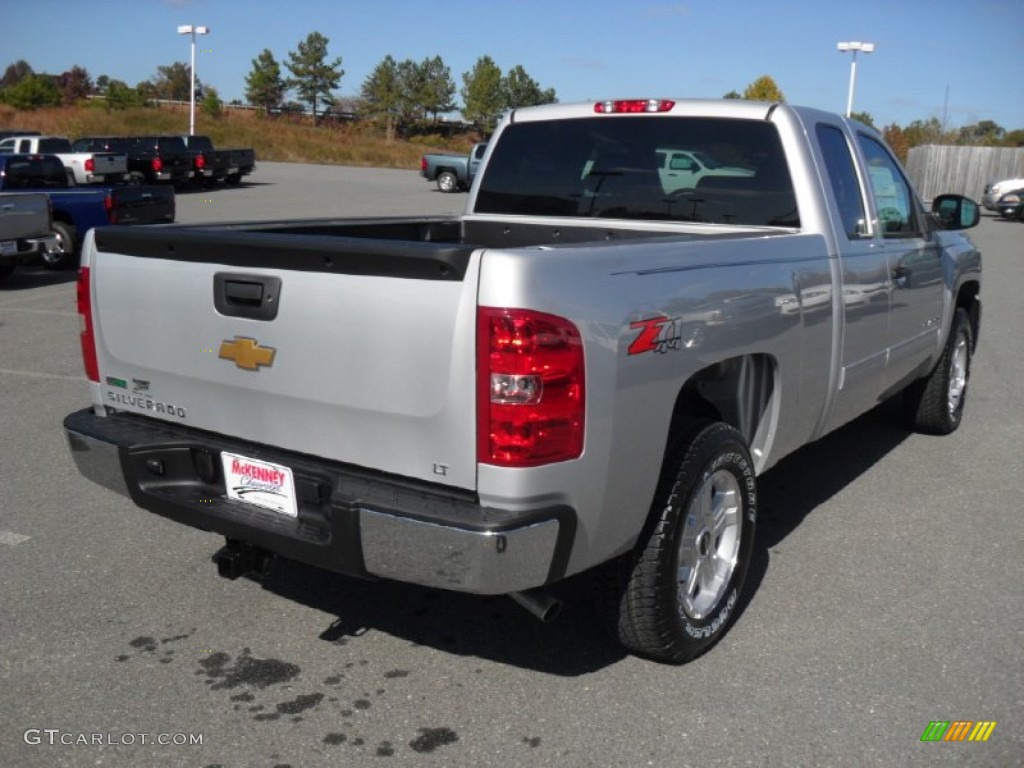 2012 Silverado 1500 LT Extended Cab 4x4 - Silver Ice Metallic / Ebony photo #3