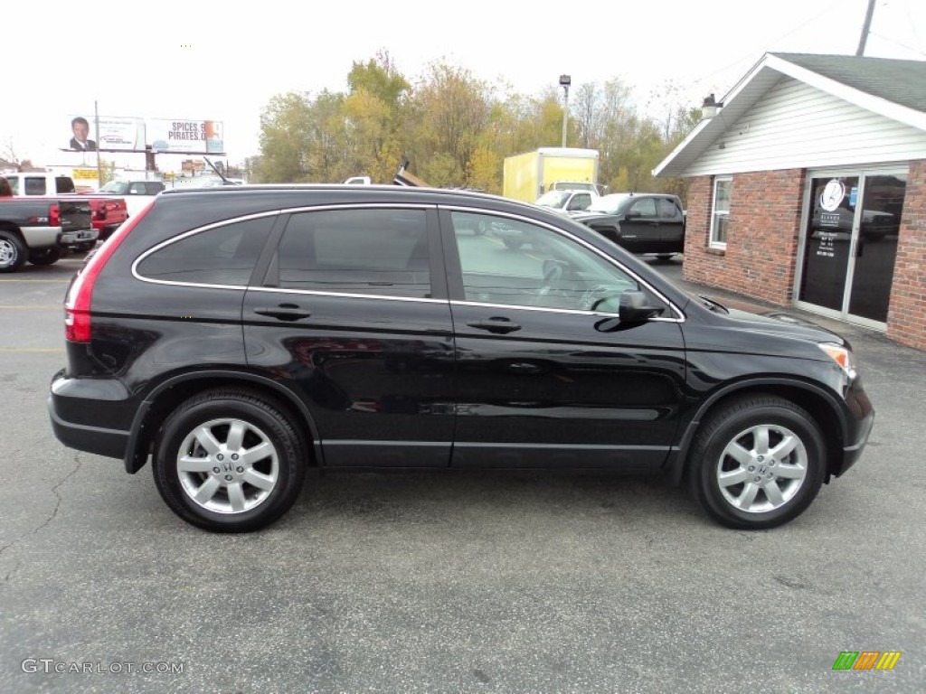 2008 CR-V EX 4WD - Nighthawk Black Pearl / Black photo #22