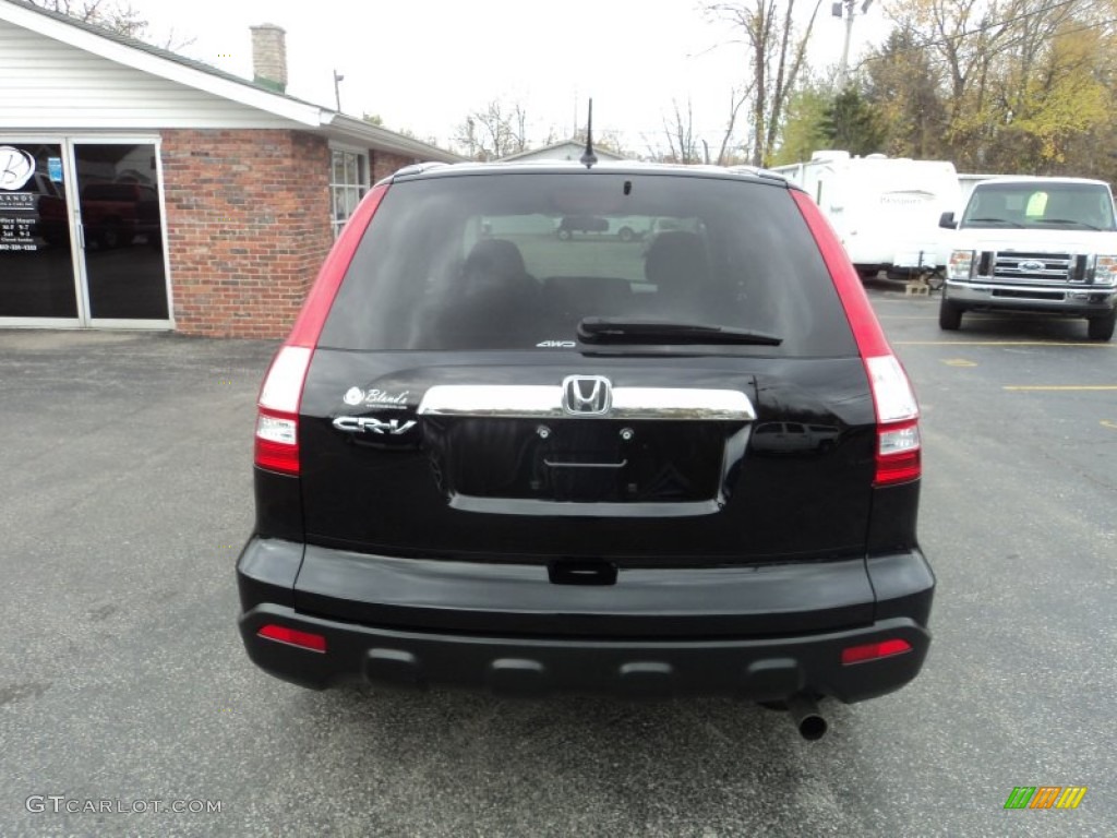 2008 CR-V EX 4WD - Nighthawk Black Pearl / Black photo #23