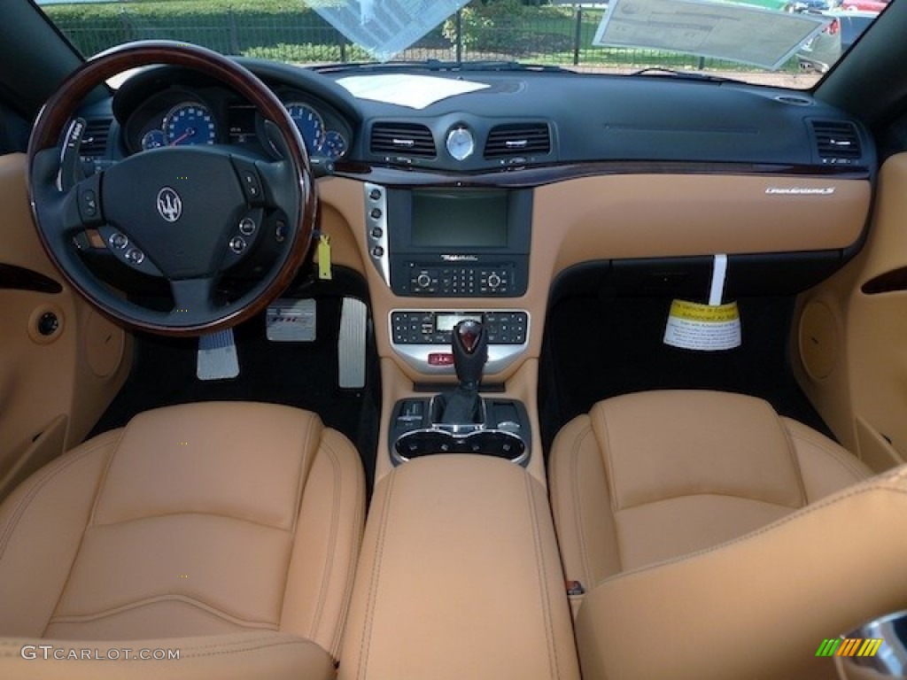 2012 Maserati GranTurismo S Automatic Cuoio Dashboard Photo #56220353