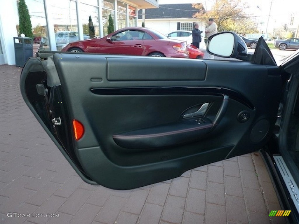2009 Maserati GranTurismo Standard GranTurismo Model Nero Door Panel Photo #56220572