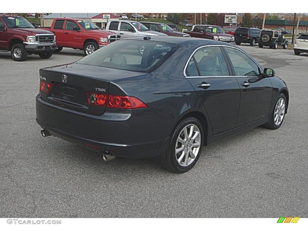 2008 TSX Sedan - Carbon Gray Pearl / Quartz Gray photo #3