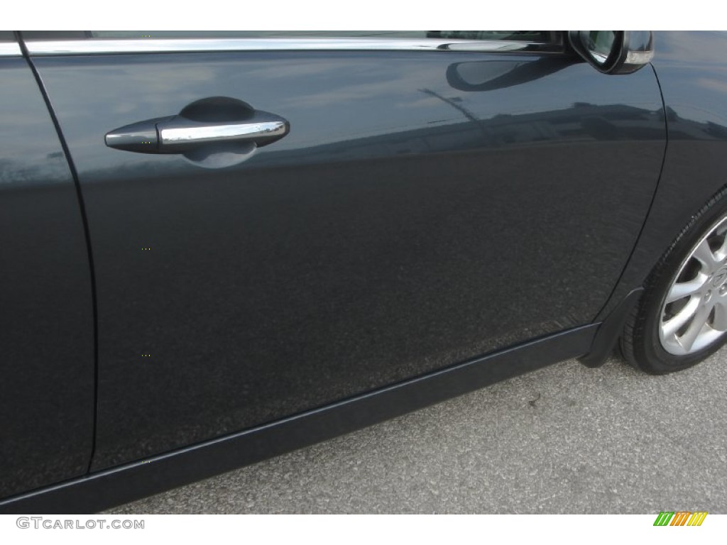 2008 TSX Sedan - Carbon Gray Pearl / Quartz Gray photo #8
