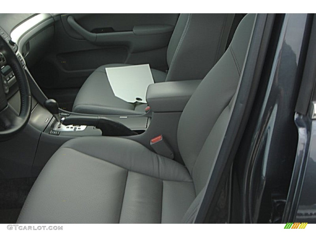 2008 TSX Sedan - Carbon Gray Pearl / Quartz Gray photo #35