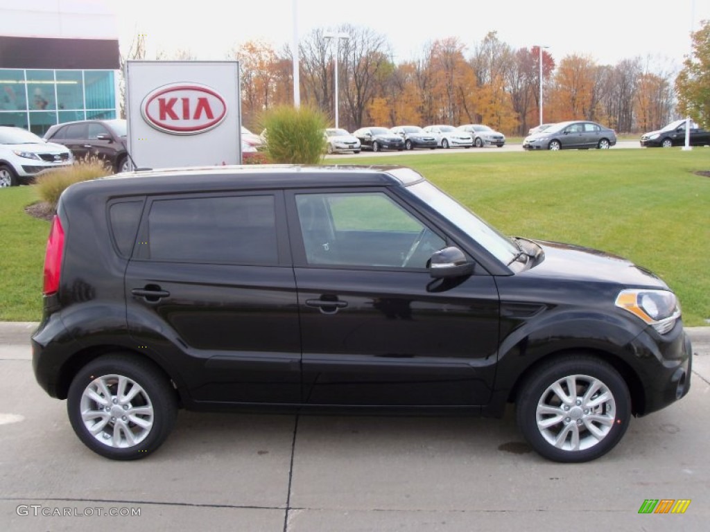 Shadow Black 2012 Kia Soul + Exterior Photo #56221844