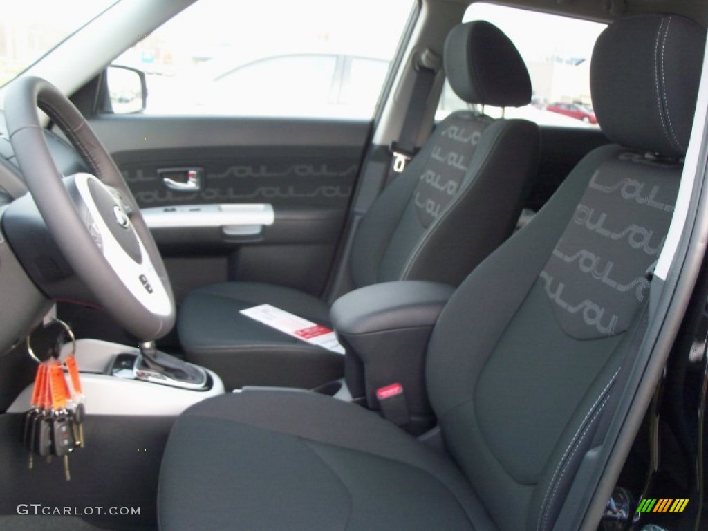 Black Soul Logo Cloth Interior 2012 Kia Soul + Photo #56221898