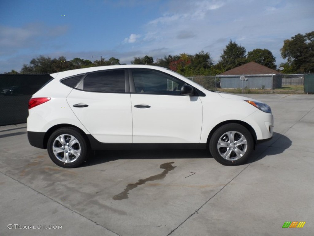 Cotton White 2012 Hyundai Tucson GL Exterior Photo #56222156