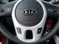 2012 Kia Soul Black Soul Logo Cloth Interior Steering Wheel Photo
