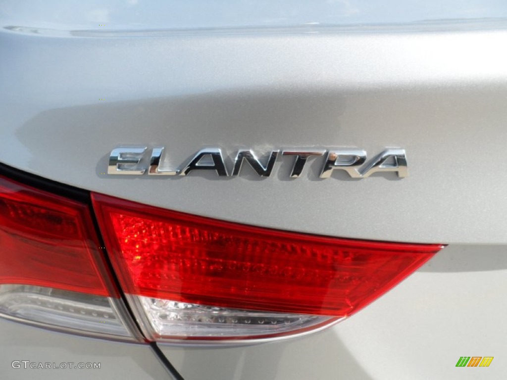 2012 Elantra GLS - Shimmering Silver / Gray photo #15