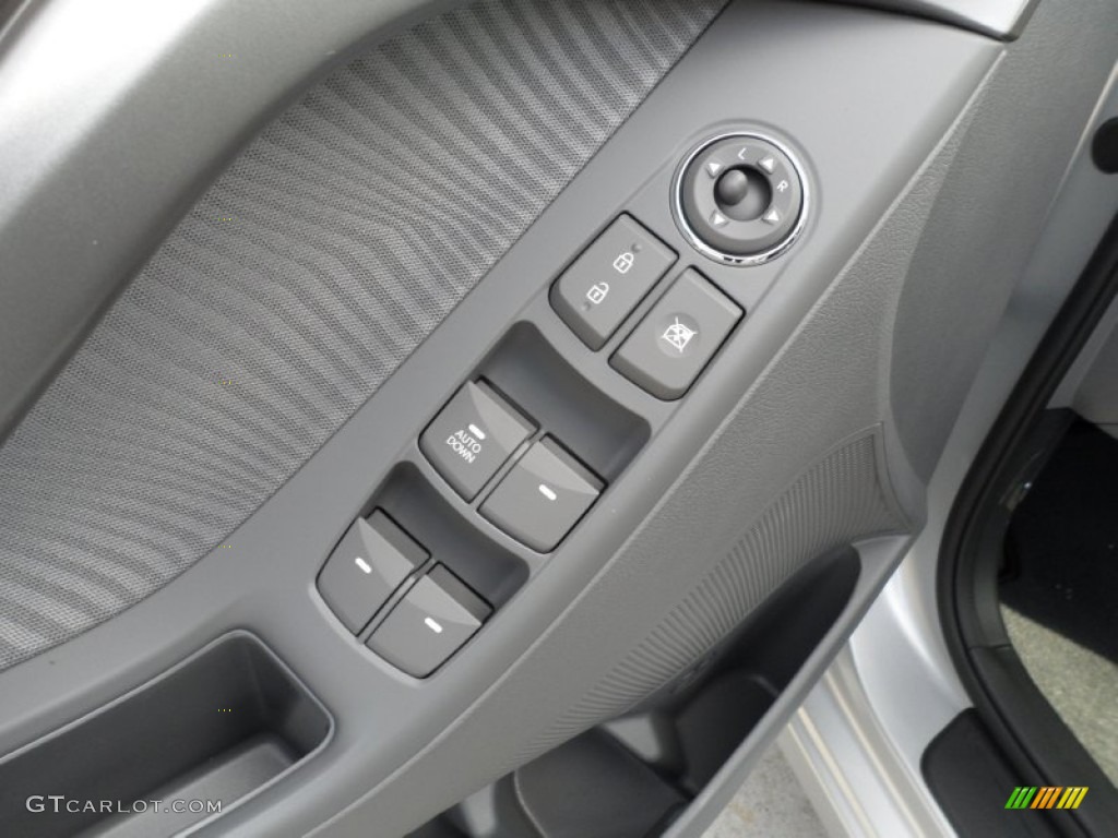 2012 Elantra GLS - Shimmering Silver / Gray photo #22