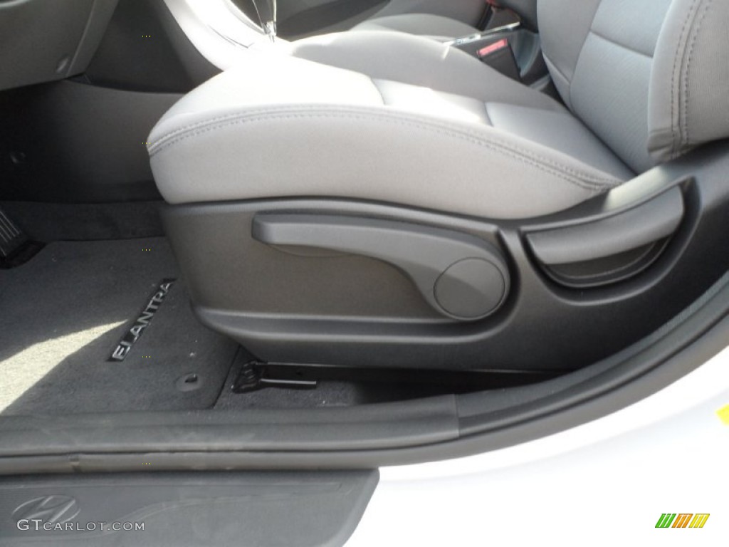 2012 Elantra GLS - Shimmering Silver / Gray photo #24