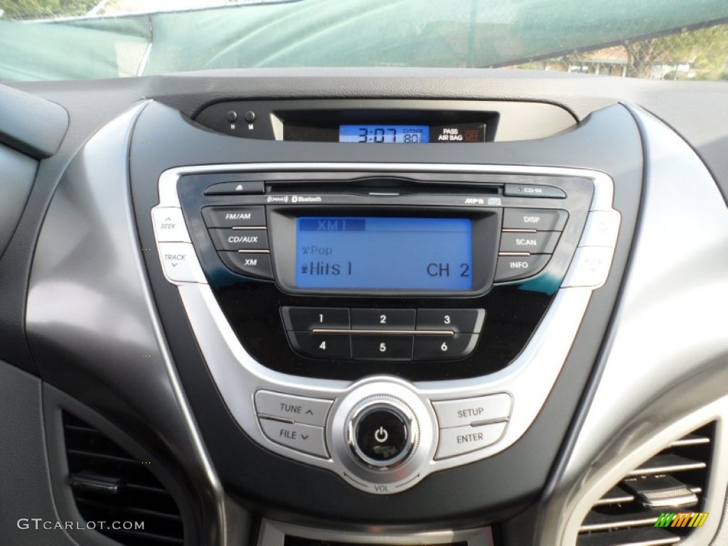 2012 Elantra GLS - Shimmering Silver / Gray photo #27
