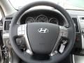 Black 2012 Hyundai Veracruz Limited Steering Wheel
