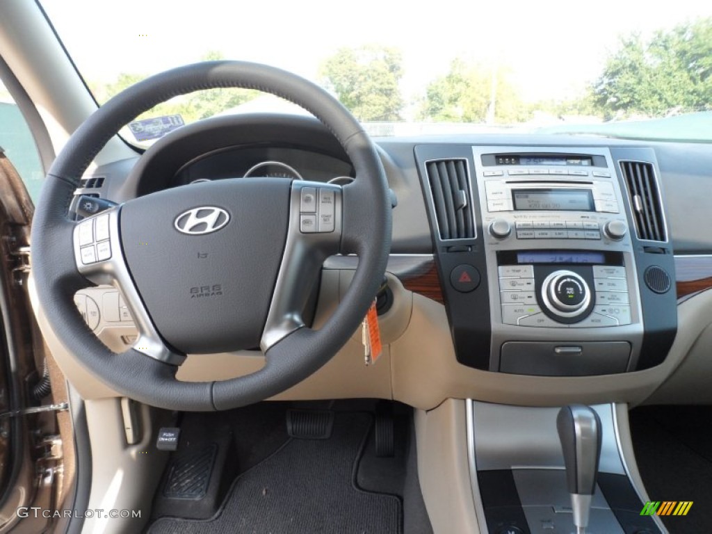 2012 Hyundai Veracruz Limited Beige Dashboard Photo #56223728