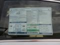 2012 Hyundai Genesis 3.8 Sedan Window Sticker
