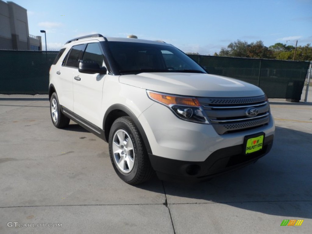 White Suede Ford Explorer