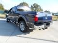 2012 Dark Blue Pearl Metallic Ford F250 Super Duty Lariat Crew Cab 4x4  photo #5