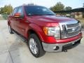 2011 Red Candy Metallic Ford F150 Lariat SuperCrew 4x4  photo #1