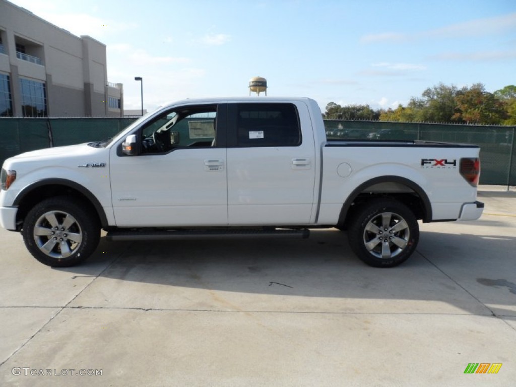 2011 F150 FX4 SuperCrew 4x4 - Oxford White / Black photo #6