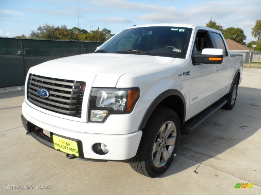 2011 F150 FX4 SuperCrew 4x4 - Oxford White / Black photo #7