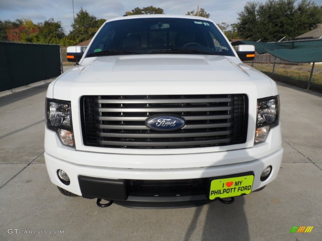 2011 F150 FX4 SuperCrew 4x4 - Oxford White / Black photo #8