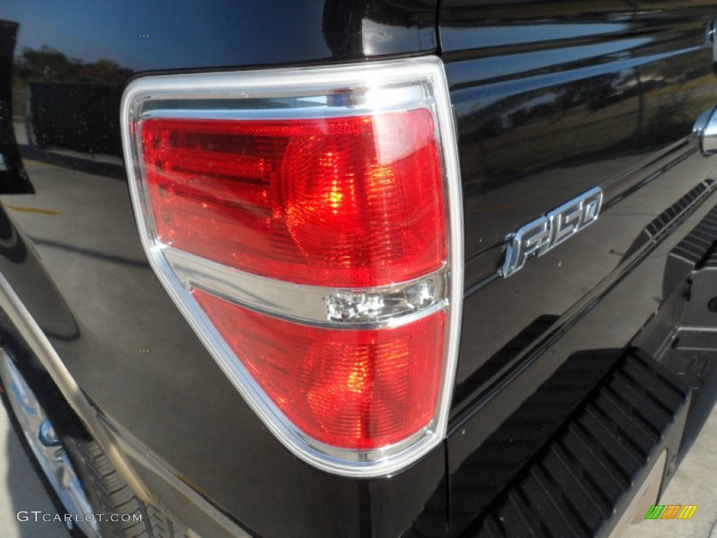 2011 F150 Lariat SuperCrew - Ebony Black / Pale Adobe photo #19