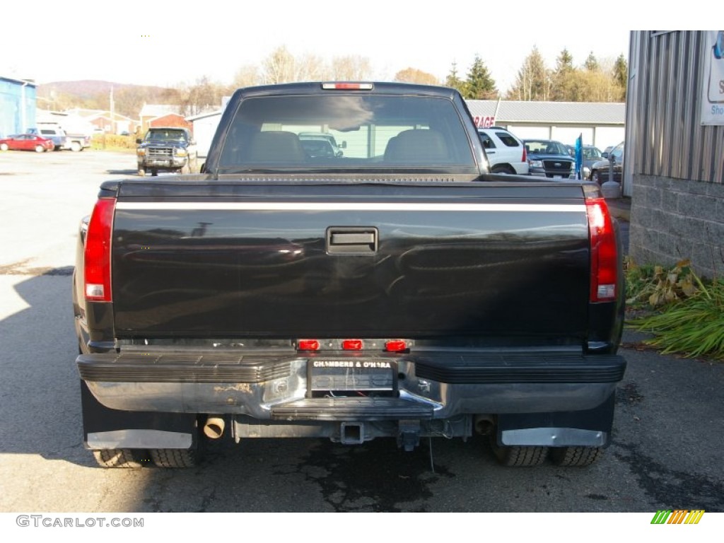 1997 C/K 3500 K3500 Crew Cab 4x4 Dually - Black / Tan photo #13