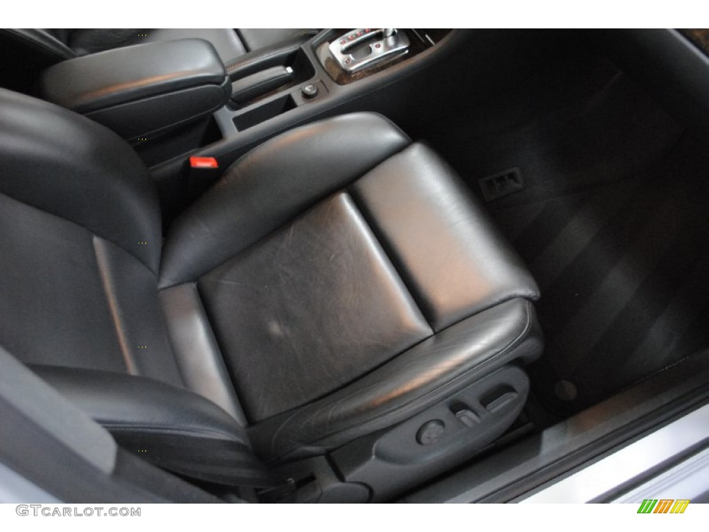 Ebony Interior 2005 Audi S4 4.2 quattro Sedan Photo #56228516