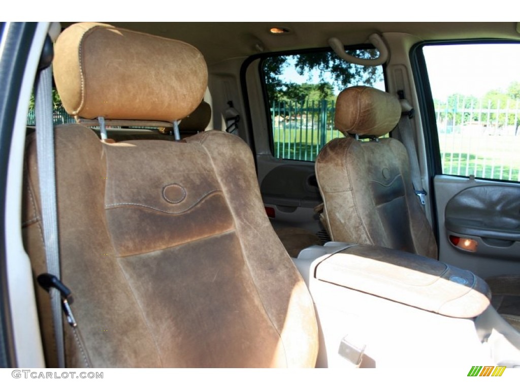 2002 F150 King Ranch SuperCrew 4x4 - Charcoal Blue Metallic / Castano Brown Leather photo #43