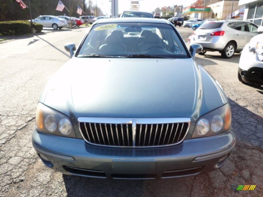 2002 XG350 Sedan - Celadon Green / Beige photo #2