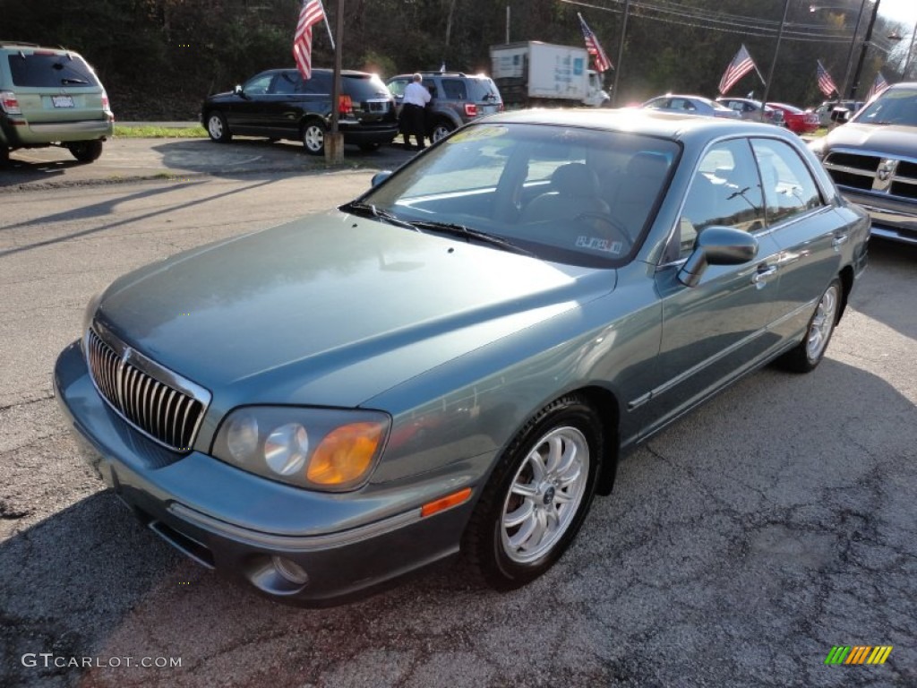 2002 XG350 Sedan - Celadon Green / Beige photo #3