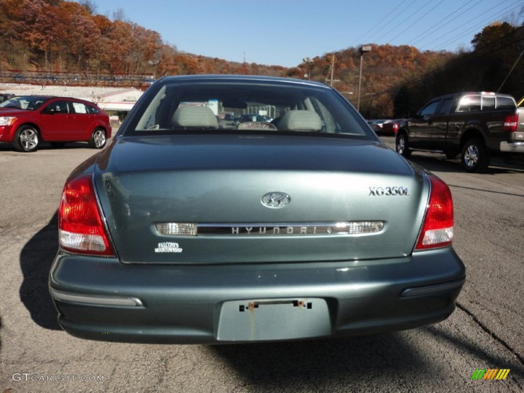 2002 XG350 Sedan - Celadon Green / Beige photo #5