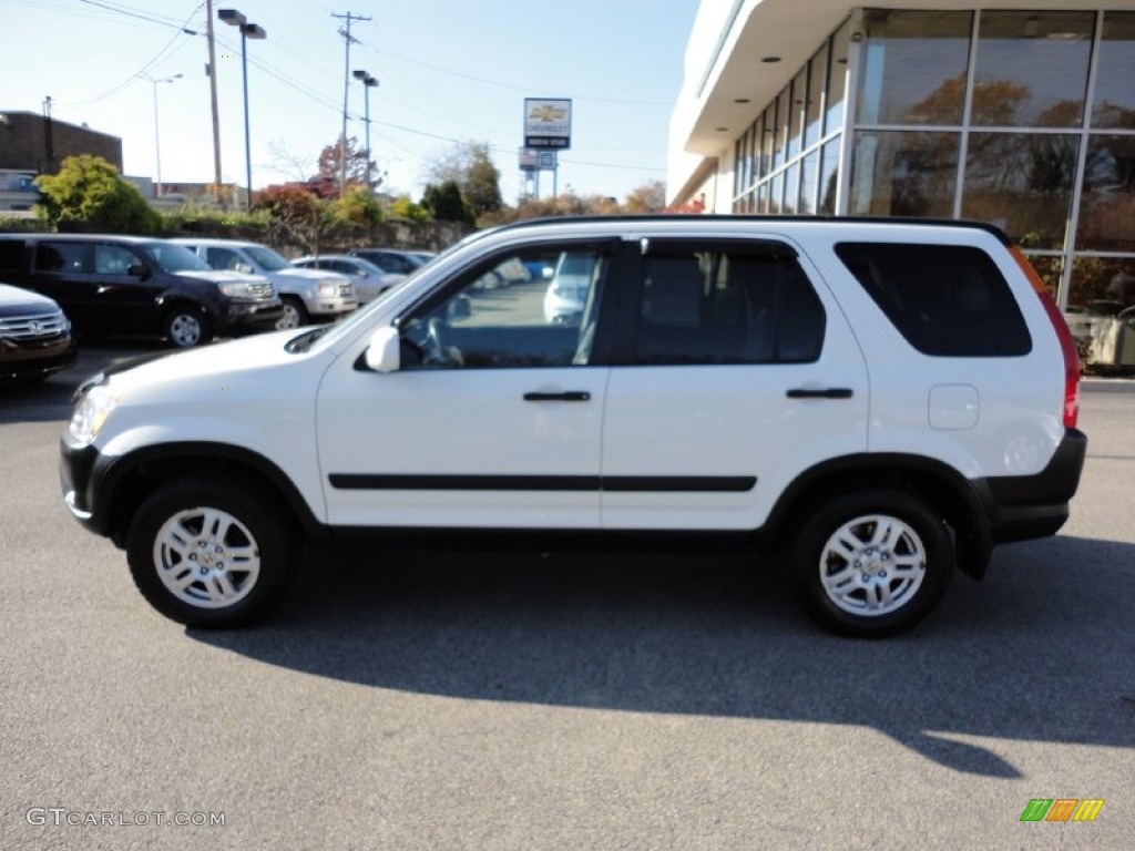 2003 CR-V EX 4WD - Taffeta White / Gray photo #2