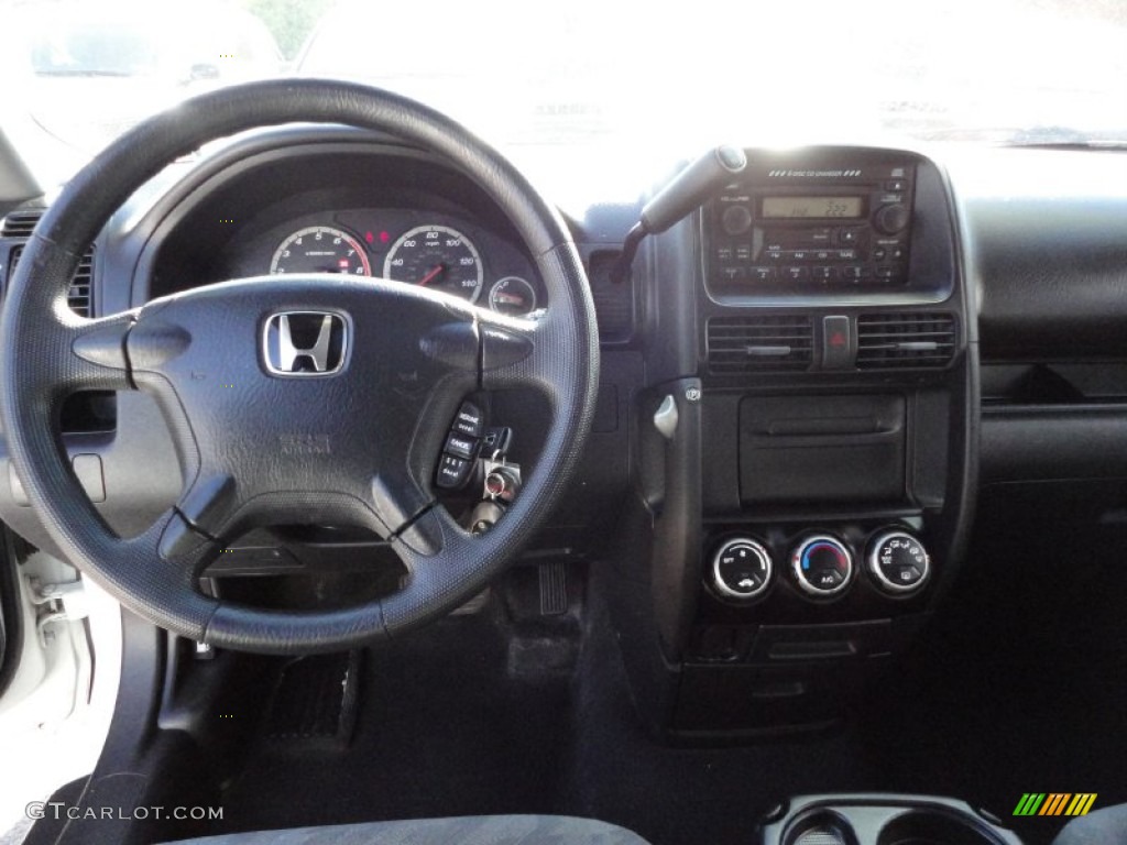 2003 CR-V EX 4WD - Taffeta White / Gray photo #11