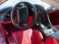 Red 1990 Chevrolet Corvette Coupe Dashboard