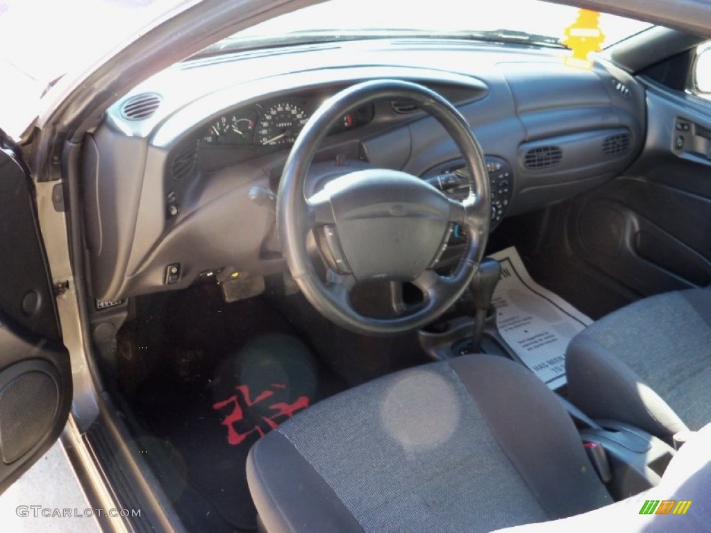 2001 Escort ZX2 Coupe - Mineral Gray Metallic / Dark Charcoal photo #4