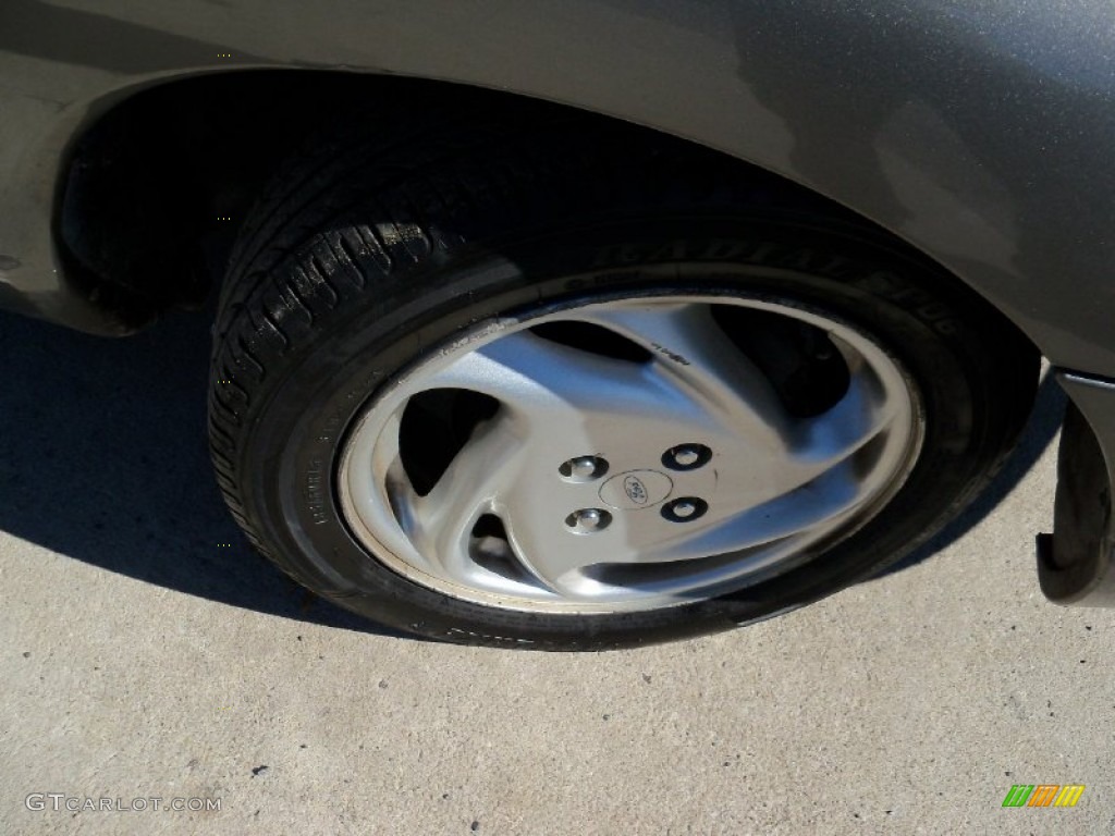 2001 Escort ZX2 Coupe - Mineral Gray Metallic / Dark Charcoal photo #9