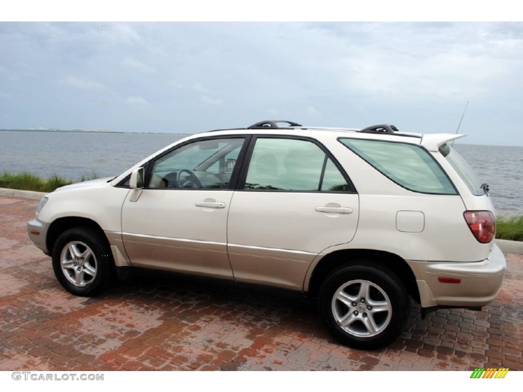 2000 RX 300 AWD - Pearl White / Ivory photo #3