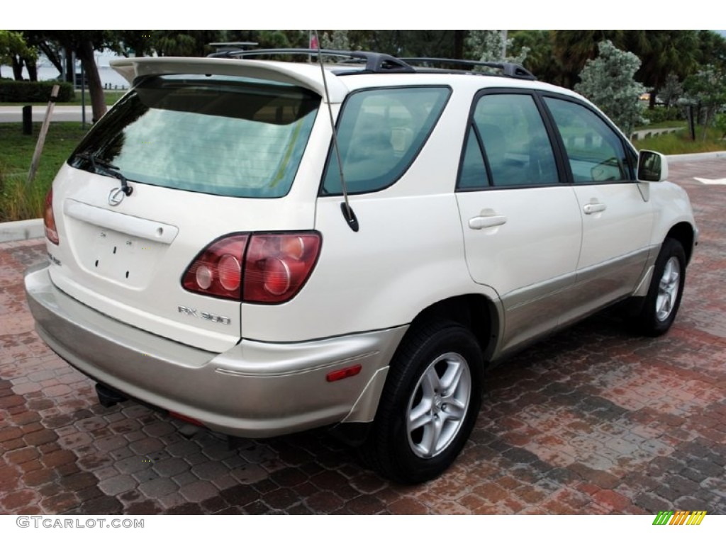 2000 RX 300 AWD - Pearl White / Ivory photo #6