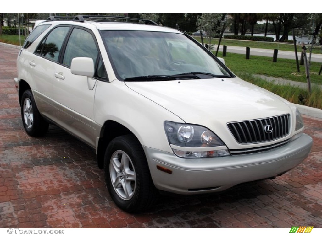 2000 RX 300 AWD - Pearl White / Ivory photo #9