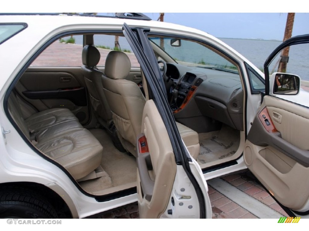 2000 RX 300 AWD - Pearl White / Ivory photo #30