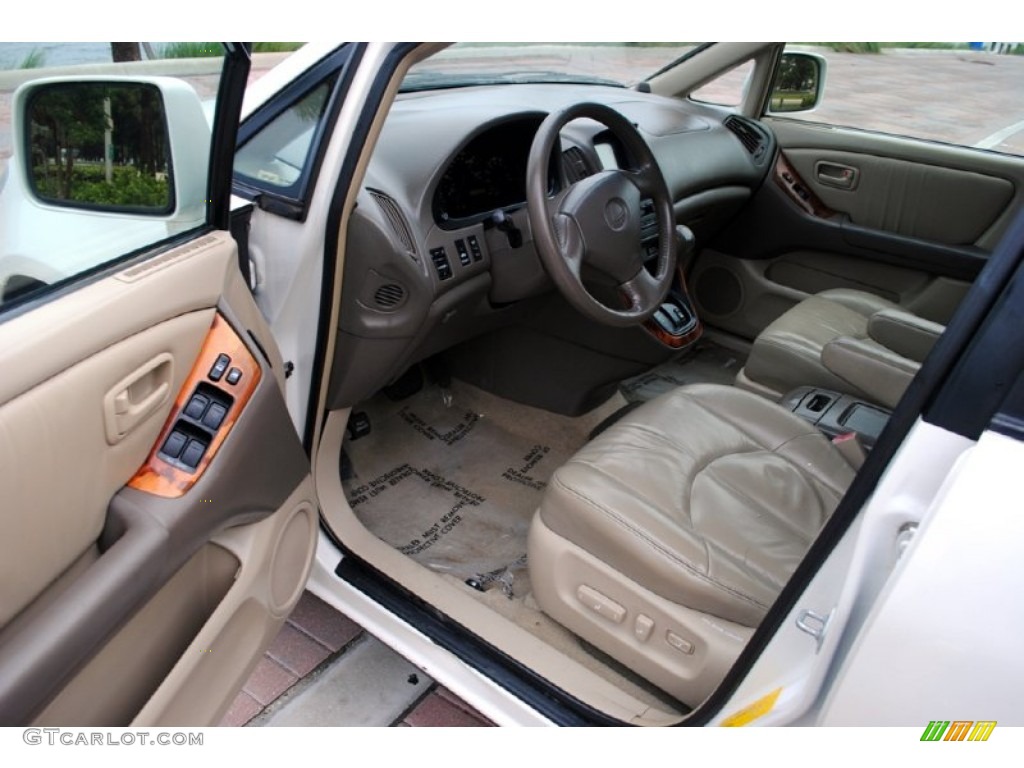 2000 RX 300 AWD - Pearl White / Ivory photo #33