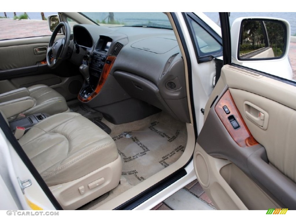 2000 RX 300 AWD - Pearl White / Ivory photo #34