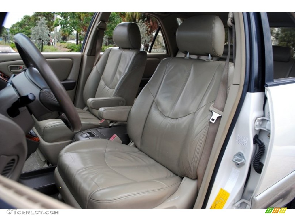 2000 RX 300 AWD - Pearl White / Ivory photo #37
