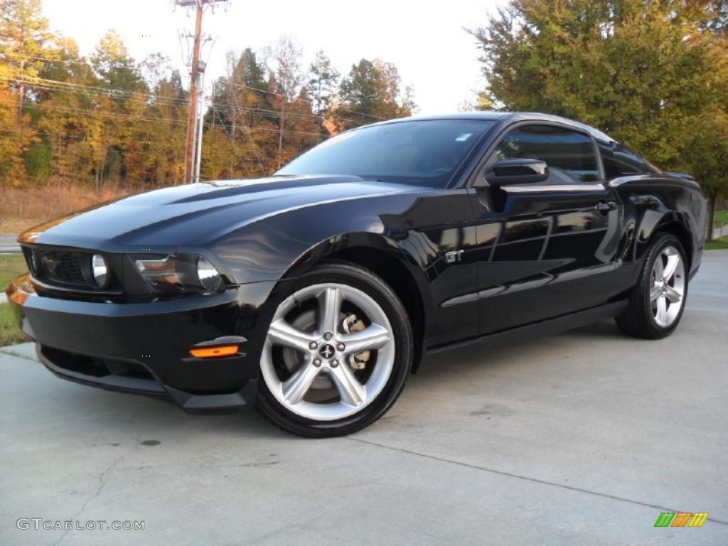 Black 2010 Ford Mustang GT Premium Coupe Exterior Photo #56232782