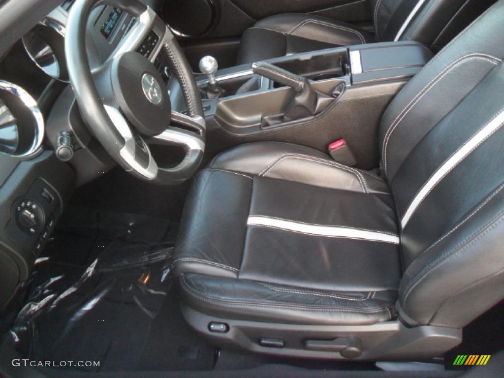 Drivers seat premium interior in Charcoal Black/Cashmere  2010 Ford Mustang GT Premium Coupe Parts