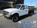 Oxford White - F350 Super Duty XL SuperCab 4x4 Stake Truck Photo No. 1