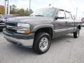 Medium Charcoal Gray Metallic 2002 Chevrolet Silverado 2500 LT Crew Cab 4x4 Exterior