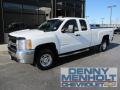 2007 Summit White Chevrolet Silverado 2500HD LT Extended Cab 4x4  photo #1