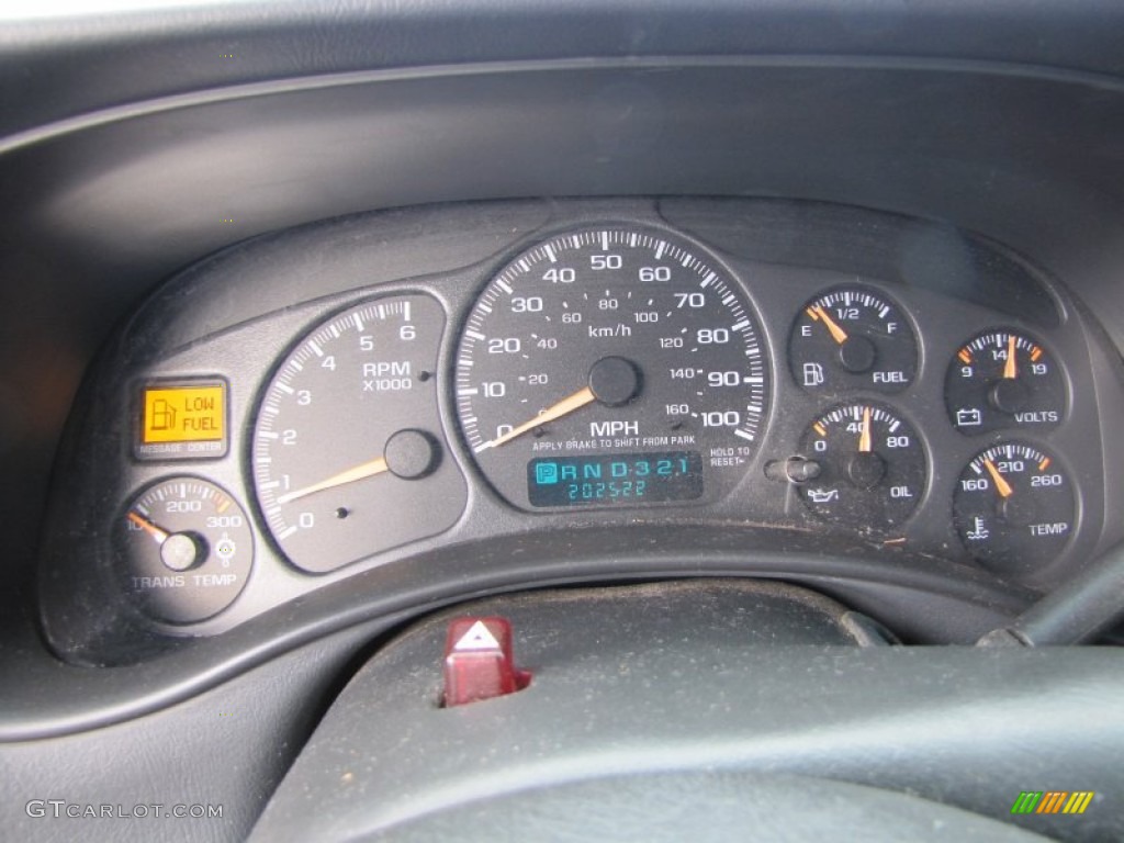 2002 Chevrolet Silverado 2500 LT Crew Cab 4x4 Gauges Photo #56233892